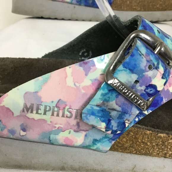 Mephisto Helen Sandals Blue Multicolour Size 36 (US 5) - Picture 11 of 13